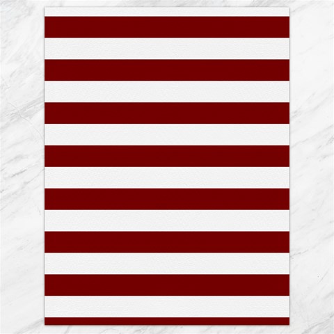 Horizontal Stripes 17.8 x23.08  Canvas - 1