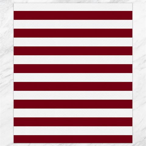 Horizontal Stripes 8.15 x9.66  Canvas - 1