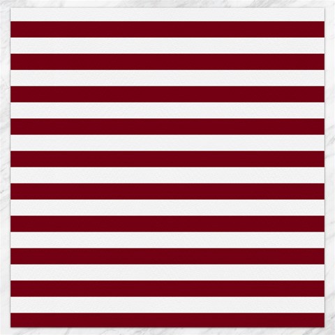 Horizontal Stripes 11.4 x11.56  Canvas - 1