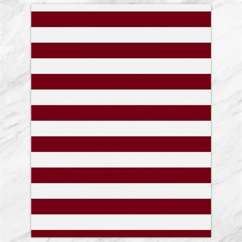 Horizontal Stripes 11.86 x15.41  Canvas - 1