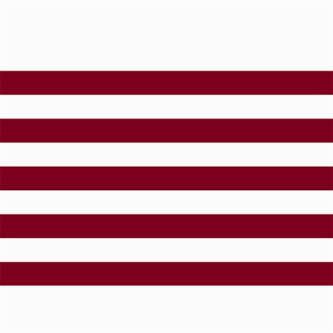 Horizontal Stripes 7 x5  Photo Card - 5
