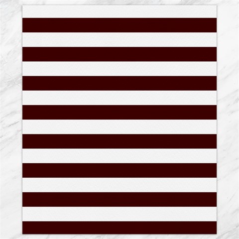 Horizontal Stripes 8.15 x9.66  Canvas - 1