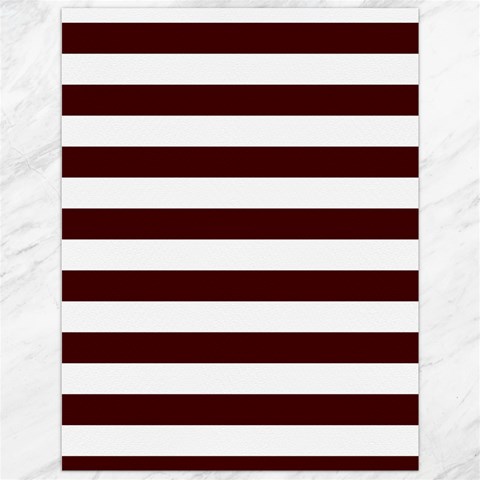 Horizontal Stripes 11.86 x15.41  Canvas - 1