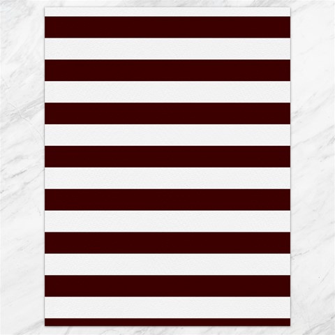 Horizontal Stripes 17.8 x23.08  Canvas - 1