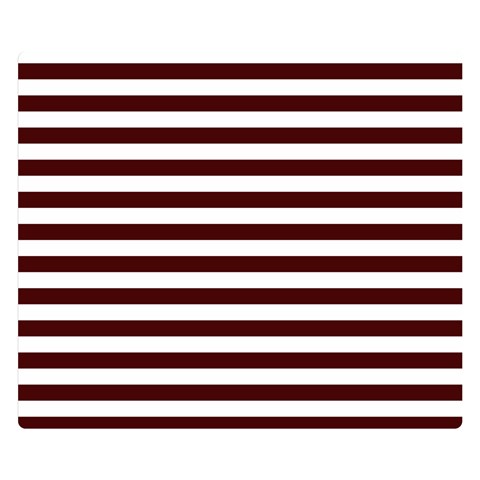 Horizontal Stripes 50 x40  Blanket Front