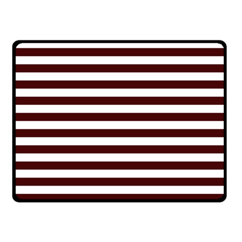 Horizontal Stripes 50 x40  Blanket Front