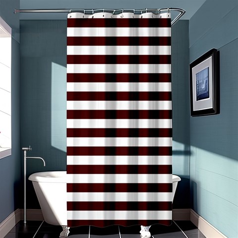 Horizontal Stripes Curtain(36 X72 ) - 33.26 x66.24  Curtain(36 X72 )