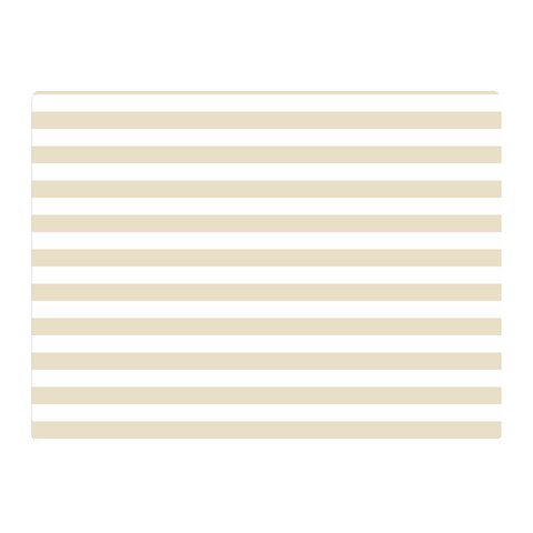 Horizontal Stripes 35 x27  Blanket Back
