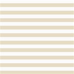 Horizontal Stripes - White and Pearl Brown ScrapBook Page 8  x 8 