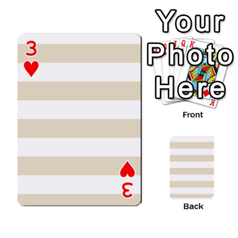Horizontal Stripes Front - Heart3