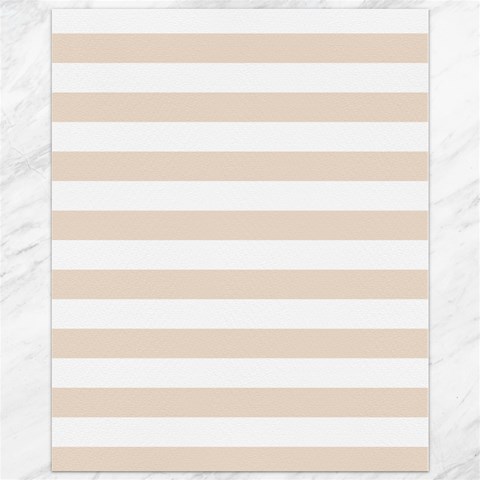 Horizontal Stripes 10.95 x13.48  Canvas - 1