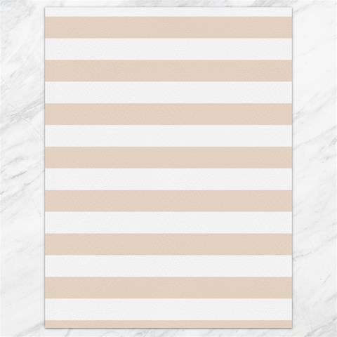 Horizontal Stripes 17.8 x23.08  Canvas - 1