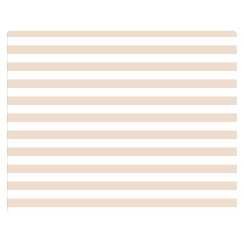 Horizontal Stripes 60 x50  Blanket Front