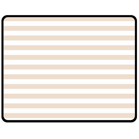 Horizontal Stripes 60 x50  Blanket Front