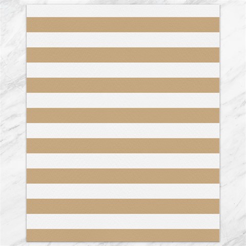 Horizontal Stripes 10.95 x13.48  Canvas - 1