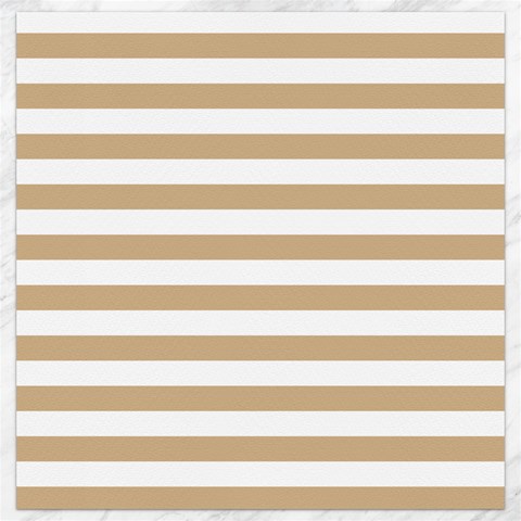 Horizontal Stripes 11.4 x11.56  Canvas - 1