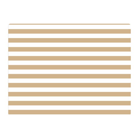 Horizontal Stripes 35 x27  Blanket Front