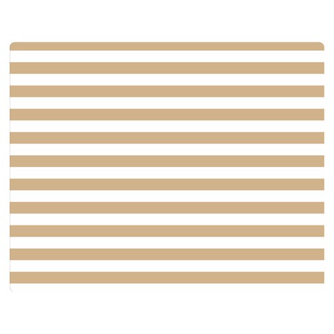 Horizontal Stripes 60 x50  Blanket Front