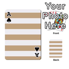 Ace Horizontal Stripes Front - SpadeA