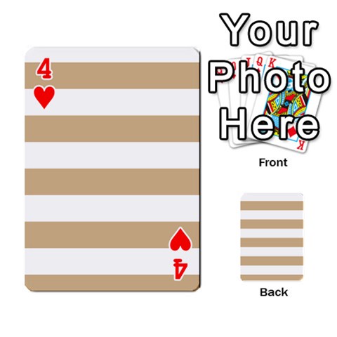 Horizontal Stripes Front - Heart4