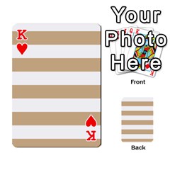 King Horizontal Stripes Front - HeartK