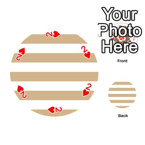 Horizontal Stripes Front - Heart2