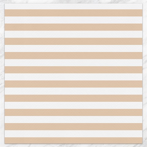 Horizontal Stripes 11.4 x11.56  Canvas - 1
