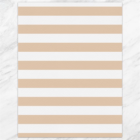 Horizontal Stripes 11.86 x15.41  Canvas - 1