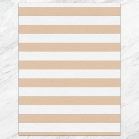 Horizontal Stripes 17.8 x23.08  Canvas - 1