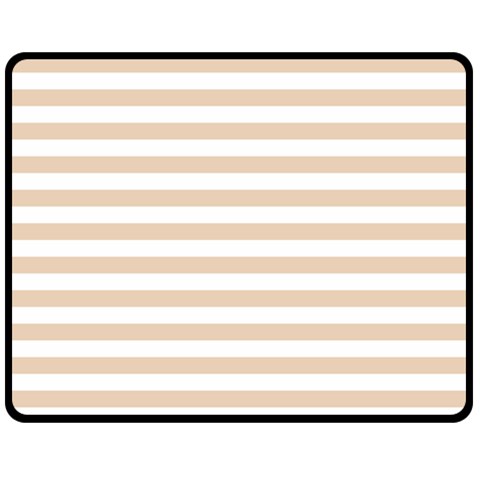 Horizontal Stripes 60 x50  Blanket Front