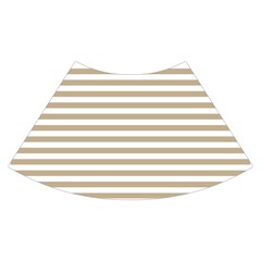 Horizontal Stripes Skirt Back