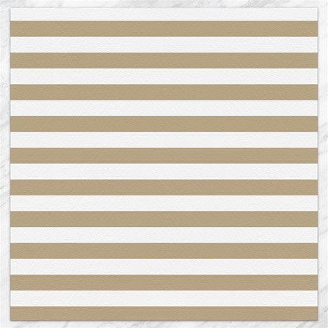Horizontal Stripes 15.2 x15.41  Canvas - 1