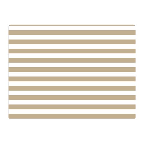 Horizontal Stripes 35 x27  Blanket Front