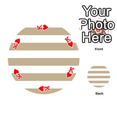 King Horizontal Stripes Front - HeartK