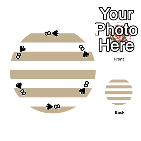 Horizontal Stripes Front - Spade8