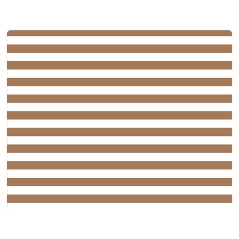 Horizontal Stripes 60 x50  Blanket Front