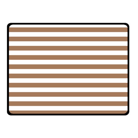 Horizontal Stripes 50 x40  Blanket Front