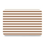 Horizontal Stripes - White and French Beige Plate Mat