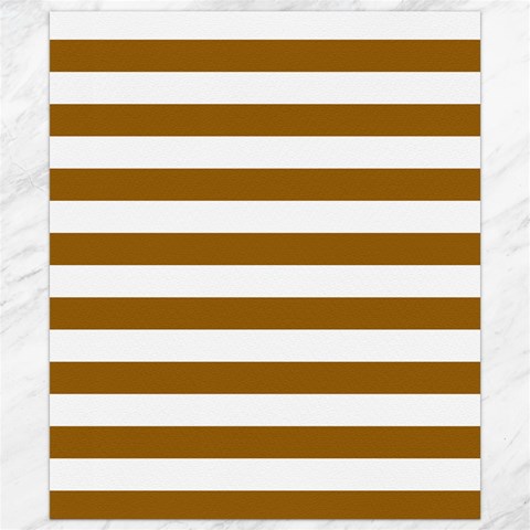 Horizontal Stripes 8.15 x9.66  Canvas - 1