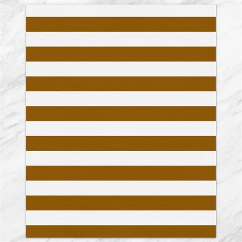 Horizontal Stripes 10.95 x13.48  Canvas - 1