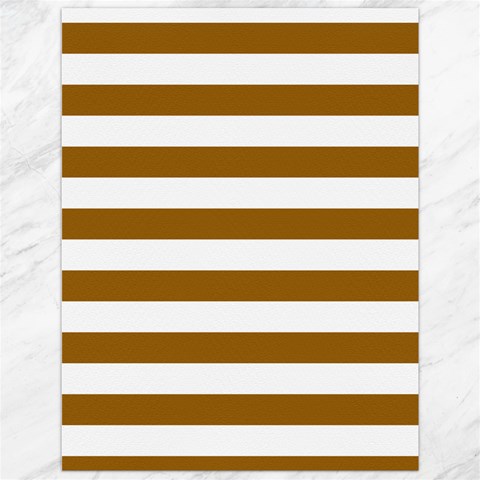 Horizontal Stripes 11.86 x15.41  Canvas - 1