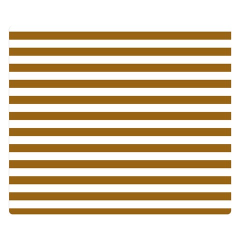 Horizontal Stripes 50 x40  Blanket Front