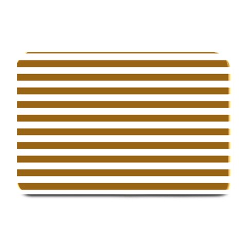 Horizontal Stripes 18 x12  Plate Mat