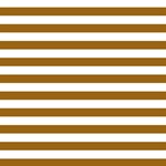 Horizontal Stripes - White and Golden Brown ScrapBook Page 12  x 12 