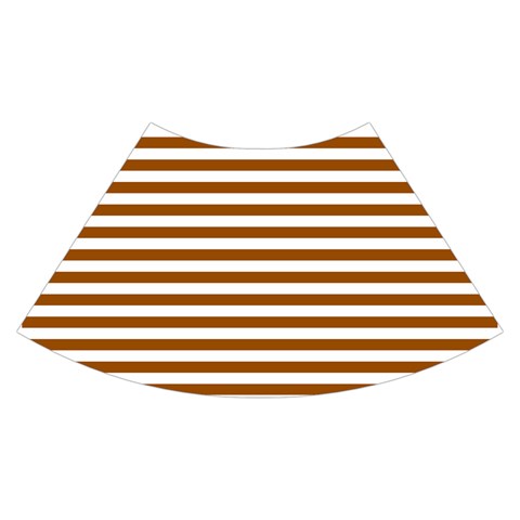 Horizontal Stripes Skirt Back