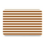 Horizontal Stripes - White and Brown Plate Mat