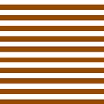 Horizontal Stripes - White and Brown ScrapBook Page 12  x 12 