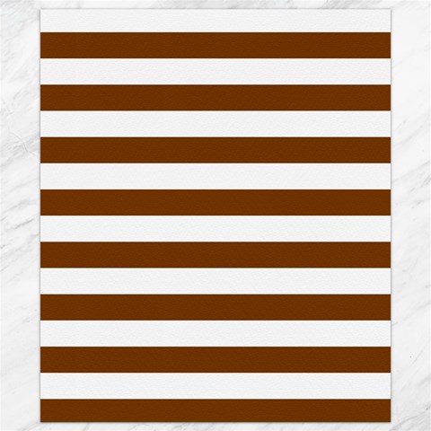 Horizontal Stripes 8.15 x9.66  Canvas - 1