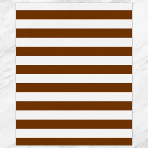 Horizontal Stripes 10.95 x13.48  Canvas - 1
