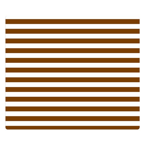 Horizontal Stripes 50 x40  Blanket Back